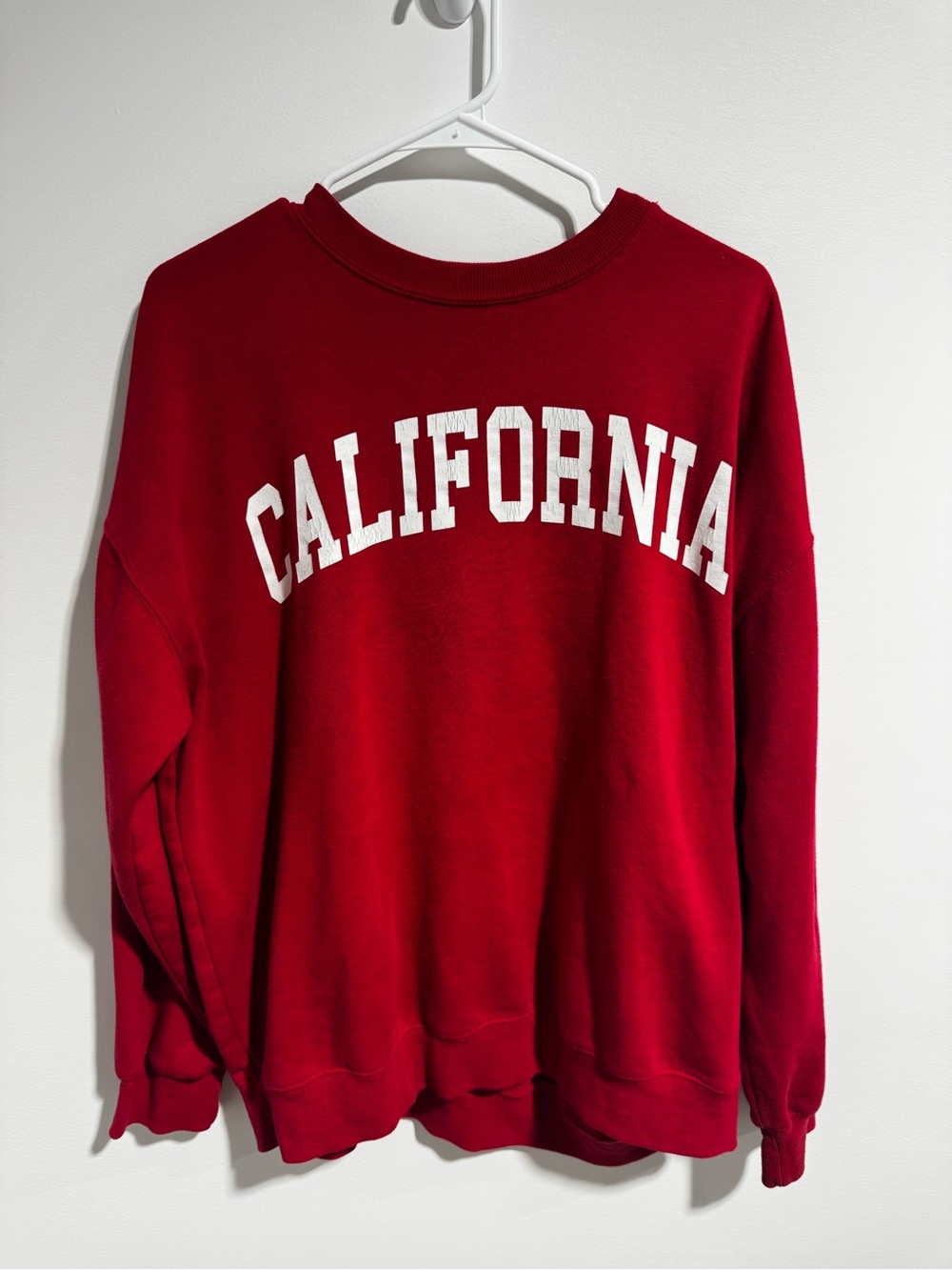 Reflex Red California Crewneck Sweatshirt